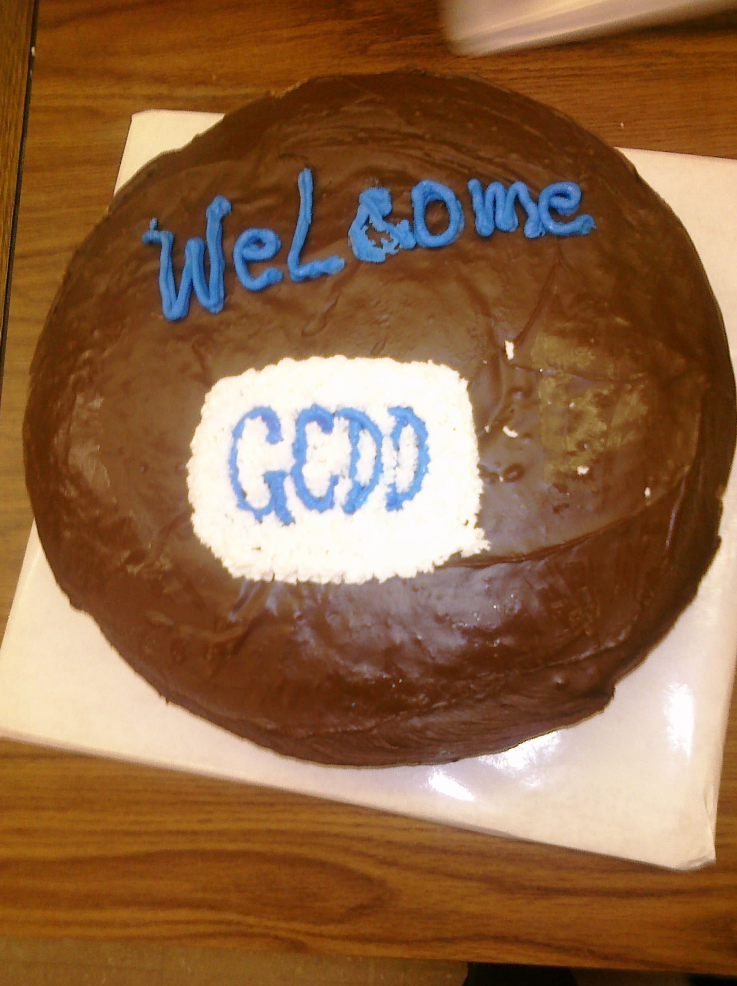 Welcome Cake at Quitman Tour