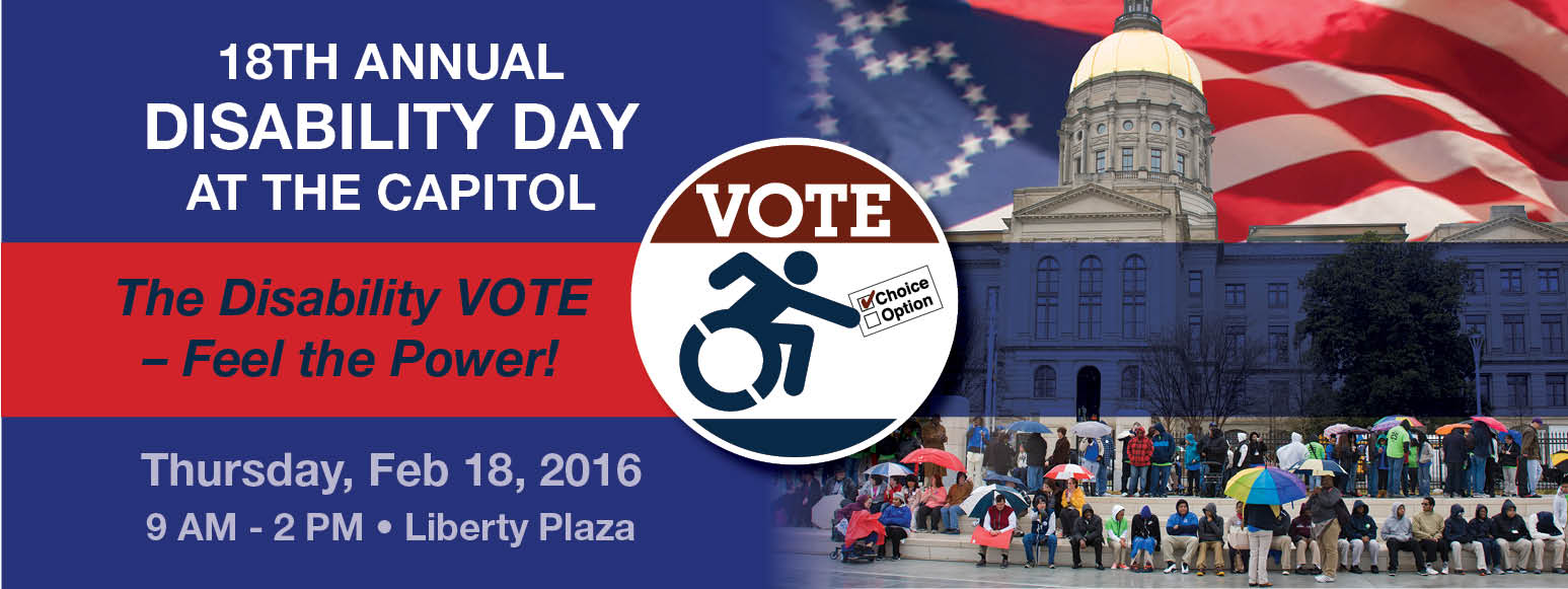 18th Annual GCDD Disability Day at the Capitol, Feb 18, 2016, 9 AM to 2 PM, Liberty Plaza2016 