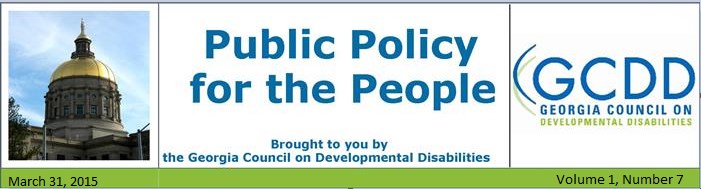 Public Policy for the People NL: Vol 1, Issue 7, March 31, 2015