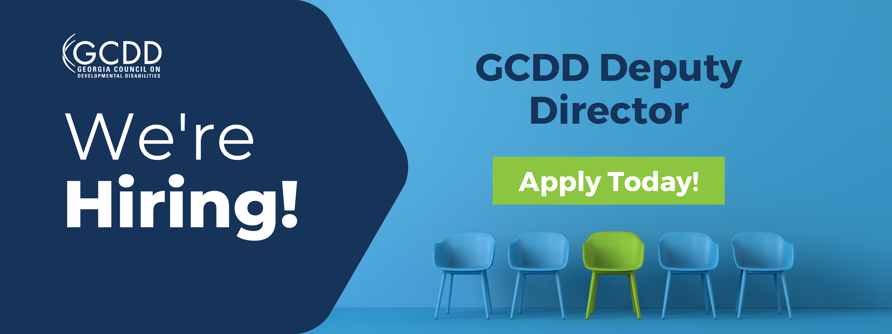 Apply today for GCDD's Deputy Director position!