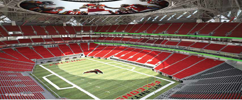 Atlanta Falcons Mercedes-Benz football stadiium