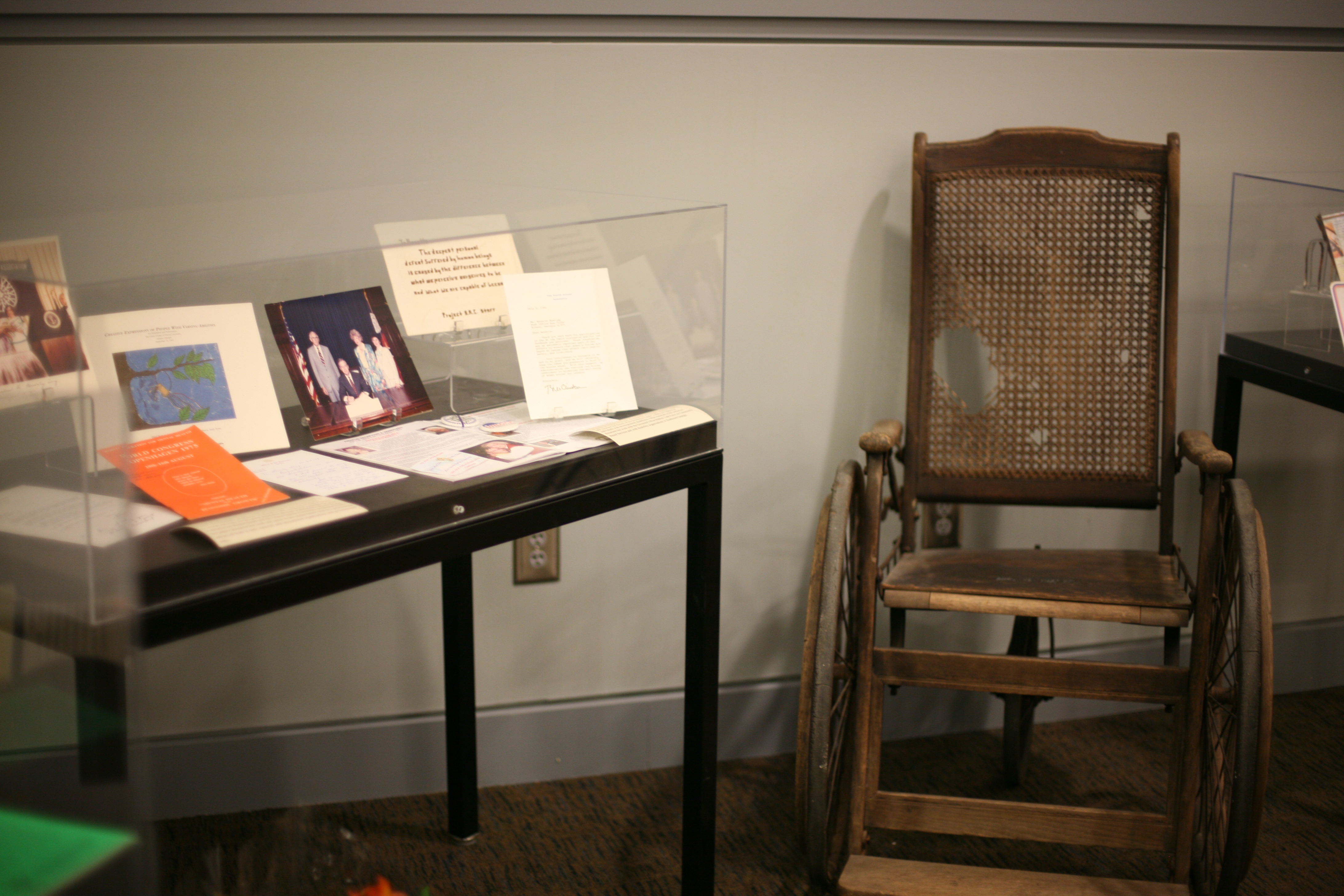 1930's wheelchair at GDHS