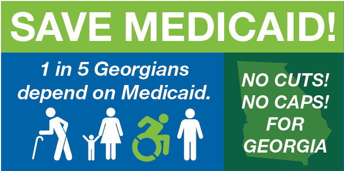 GCDD AR 2017 Save Medicaid banner
