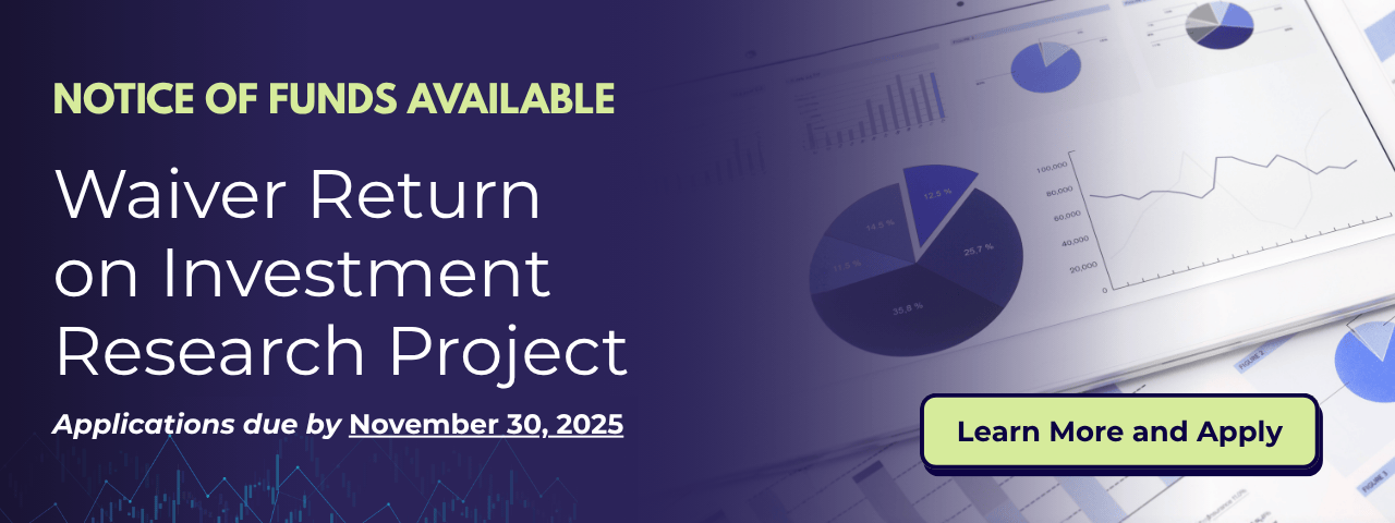NOFA for Waiver Return on Investment Project NOFA for Waiver Return on Investment Project