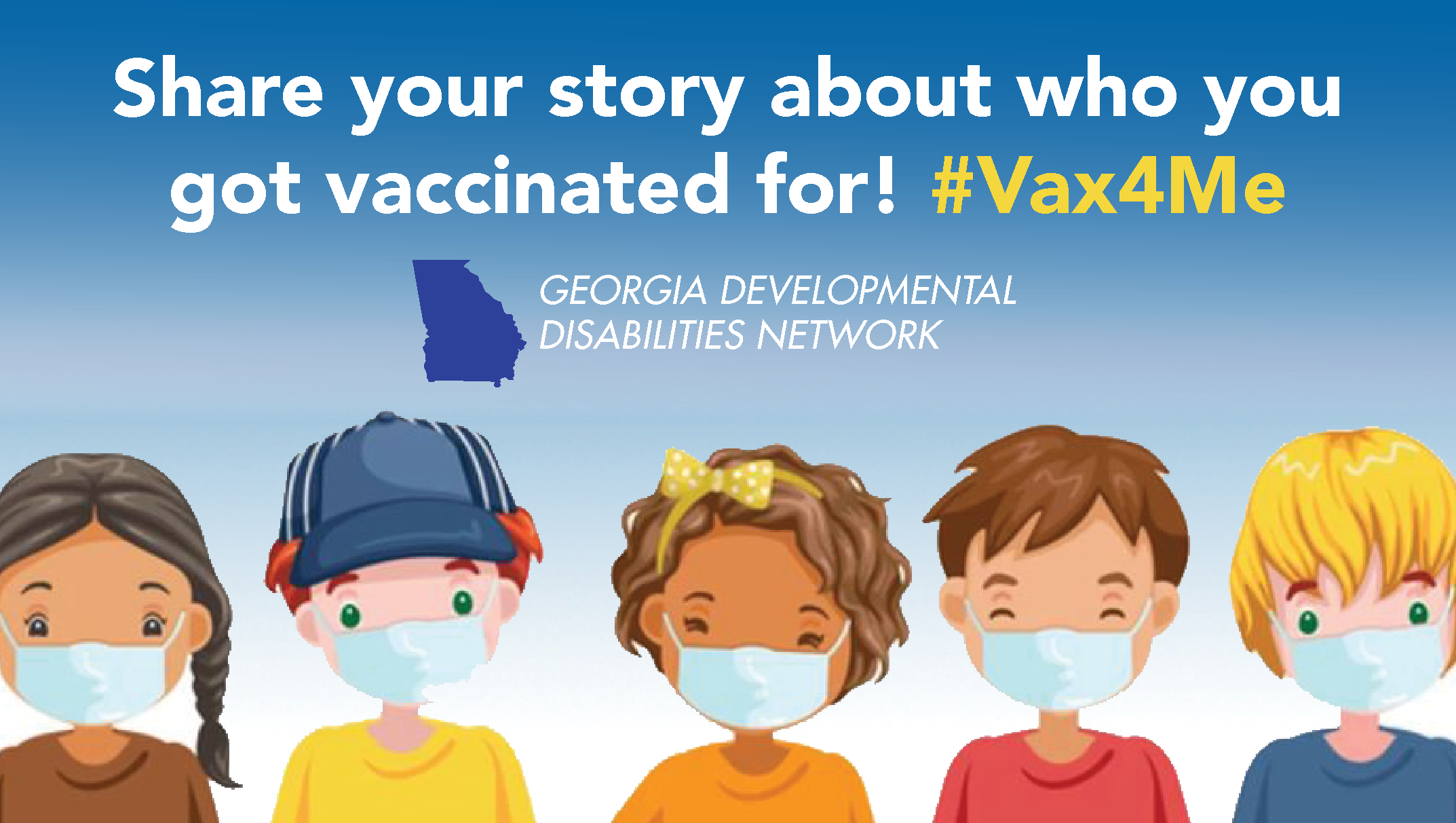 #Vax4Me graphic - Share your story about who you got vaccinated for?