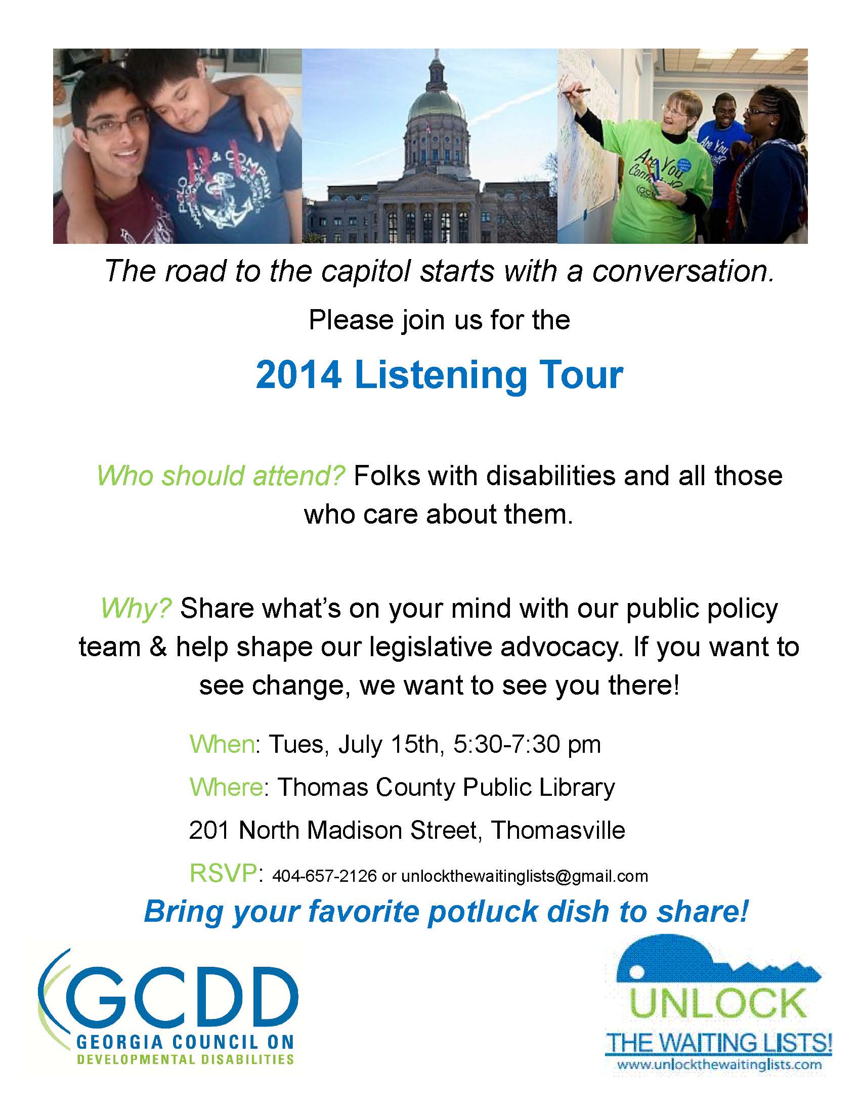 listening tours 2014 thomasville