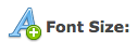 Font Size Icon