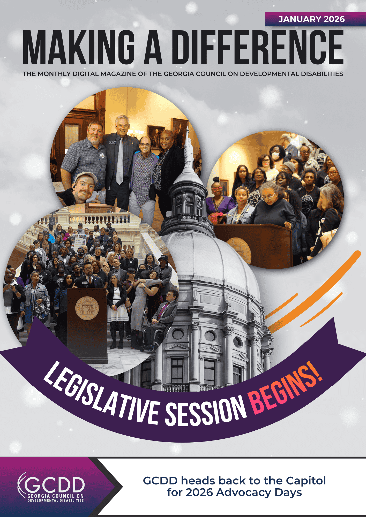 Making a Difference Magazine Cover for January 2026