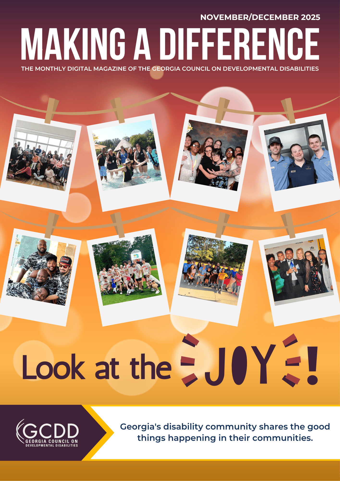 Making a Difference Magazine Cover for November/December 2025